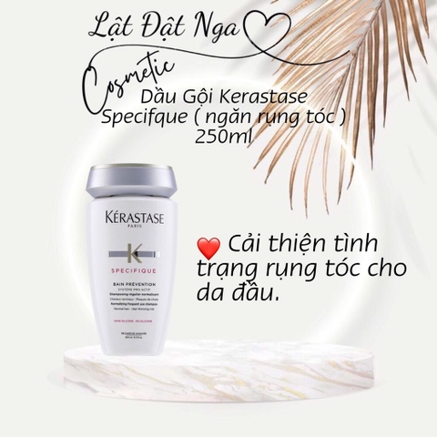 Dầu Gội  Kerastase Specifque ngăn rụng tóc 250ml (Trắng Xám)