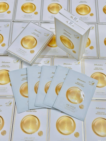 Mặt Nạ JM Solution Tinh Chất Vàng 24K Gold Hộp 30ml x 5 Miếng