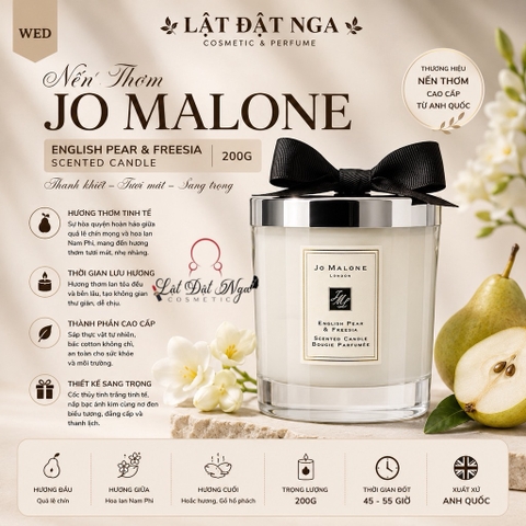 WED - Nến Thơm Jo Malone English Pear & Freesia Scented Candle 200g