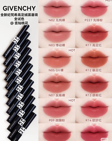 Son Thỏi Givenchy Le Rouge Velvet Matte 2,3g