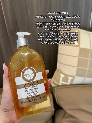 Sữa Tắm Nước Hoa Elvawell 500ml