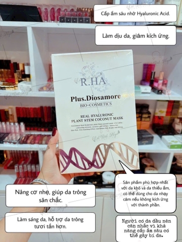 Mặt Nạ Tế Bào Gốc Tươi 4D Laksmira RHA Plus Diosamore 30g x 5ml