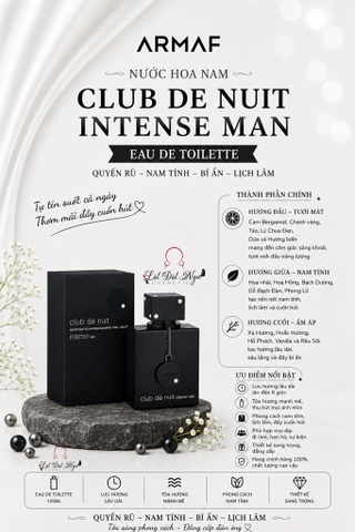 Nước hoa ARMAF Club De Nuit Intense Man 105ml