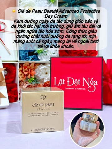 NEW - Kem Dưỡng Cle De Peau Protective Fortifying 50ml ( Kem Ngày )