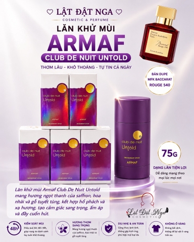 Lăn Khử Mùi Armaf Club De Nuit Untold 75g