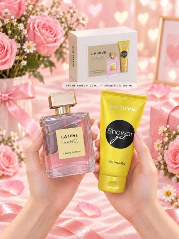 Set Nước Hoa La Rive Isabel ( Nước Hoa 100ml EDP + Sữa Tắm 100ml )