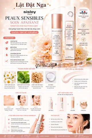 Kem dưỡng ẩm làm dịu da nhạy cảm Sisley Sensitive Skin Soothing Care 40ml