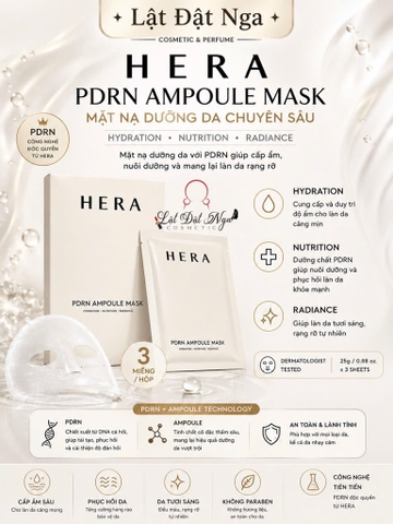 Mặt Nạ HERA PDRN Ampoule Mask ( 3 miếng / hộp )