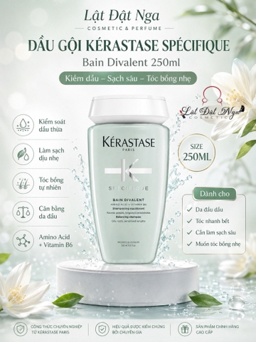 Dầu Gội Kerastase Specifique - Siêu Kiềm Dầu 250ml ( xanh )