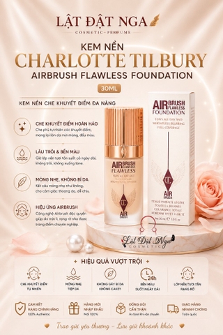 Kem Nền Charlotte Tilbury Airbrush Flawless Foundation 30ml