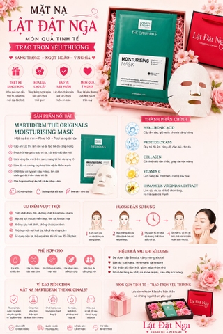 Mặt Nạ MARTIDERM The Originals Moisturising Mask (10 miếng)