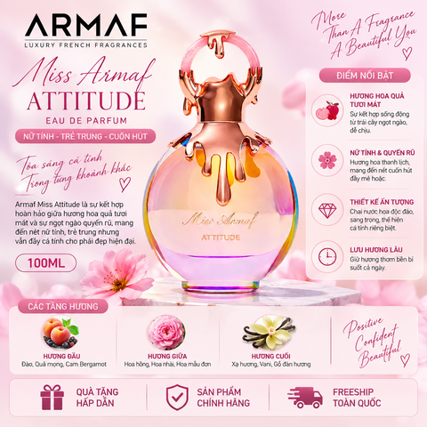 Nước Hoa Nữ Armaf Miss Attitude EDP Spray 100ml