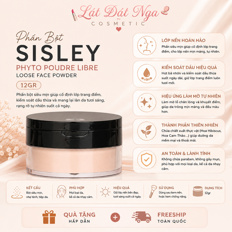 Phấn Bột Sisley Phyto Poudre Libre Loose Face Powder 12gr