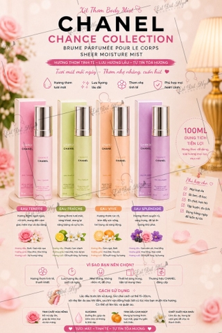 Xịt Thơm Body Mist Chanel 100ml