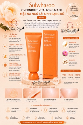 Mặt Nạ Ngủ Sulwhasoo Overnight Vitalizing Mask EX 35ml