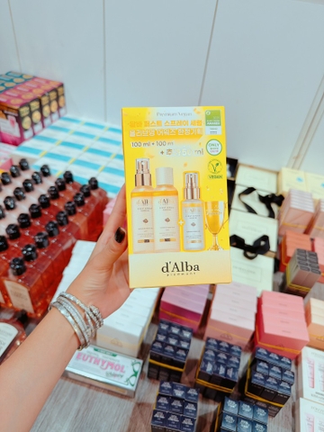 Sét Xịt Dưỡng Serum D’Alba First Spray Serum : 100ml + 100ml + 50ml