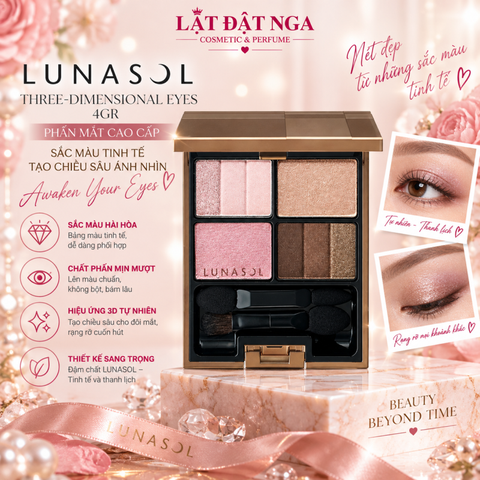 Phấn Mắt Lunasol Three-Dimensional Eyes 4gr