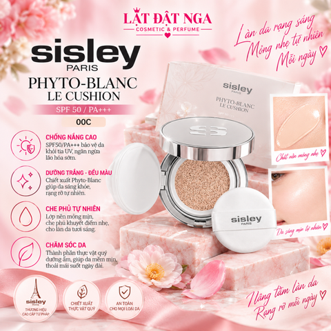 Phấn Nước Cushion Sisley Phyto-Blanc Le Cushion SPF 50 - 00C