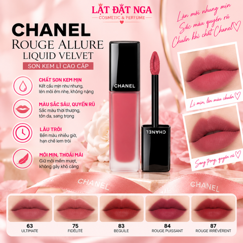 Son Kem Chanel Rouge Allure Liquid Velvet