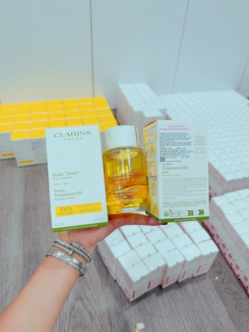 (DMT) Dầu Dưỡng Thể Săn Chắc Ngừa Rạn Da Clarins Body Treatment Oil 100ml