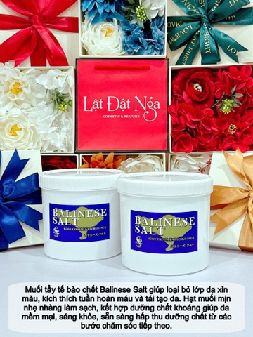 WEB - Tẩy da chết muối tảo biển Balinese Salt Body Treatment Pack 900g - Nội Địa Nhật