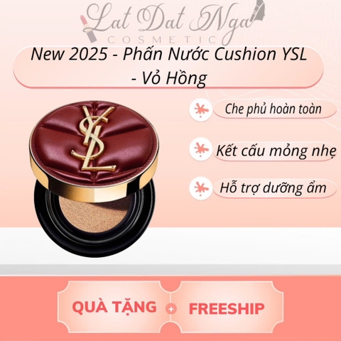 New 2025 - Phấn Nước Cushion YSL  - Vỏ Đỏ
