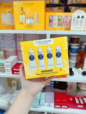 Sét Kem Tay LOccitane shea soft hands quartet 30ml x 4