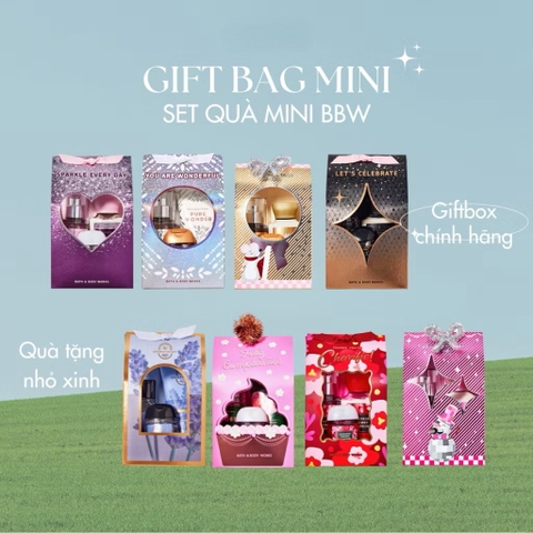 Sét Quà :  Bath & Body Work Minisize 3 Món