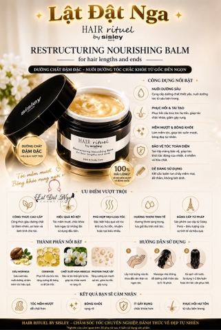 Sáp Dưỡng Và Tái Tạo Tóc Sisley Restruct.Nourishing Balm 125G