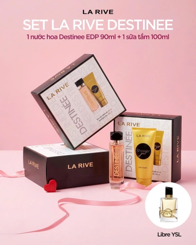 Sét Nước Hoa La Rive Destinee ( Nước hoa 90ml + Sữa tắm 100ml )