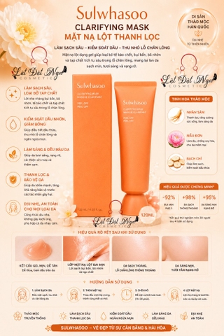 Mặt Nạ Lột Làm Sạch TBC - Sulwhasoo Clarifying Mask 120ml