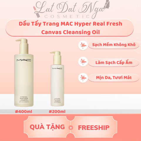 Dầu Tẩy Trang MAC Hyper Real Fresh Canvas Cleansing Oil