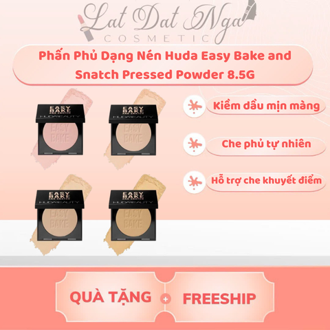 Phấn Phủ Dạng Nén Huda Easy Bake and Snatch Pressed Powder 8.5G