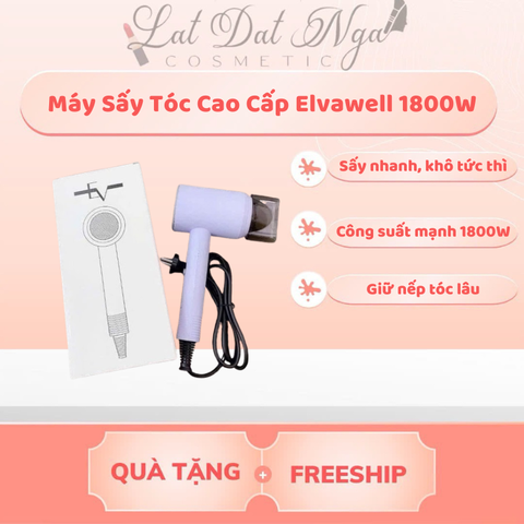 Máy Sấy Tóc Cao Cấp Elvawell 1800W