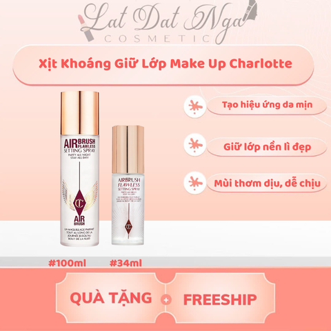 Xịt Khoáng Giữ Lớp Make Up Charlotte