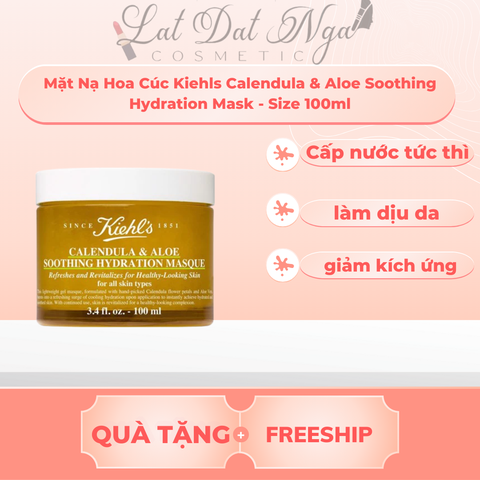 Mặt Nạ Hoa Cúc Kiehls Calendula & Aloe Soothing Hydration Mask