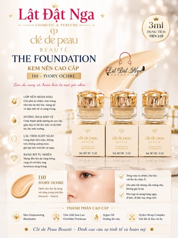 Kem Nền CLE DE PEAU The Foundation - I10 ( 3ml)