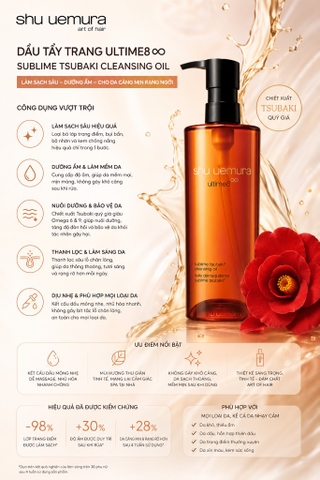 Tẩy Trang Shu Nâu - Shu Uemura Ultime8 Sublime Beauty Cleansing Oil