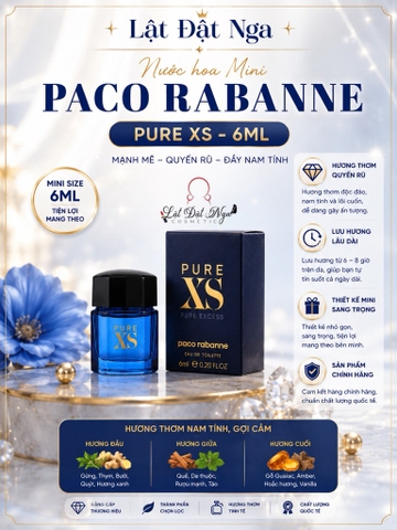 Nước hoa Mini Paco Rabanne Pure XS - 6ml