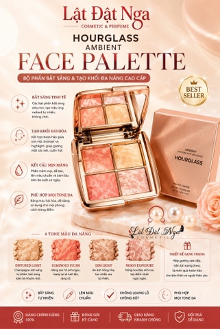 Bảng Phấn 4 Ô Đa Năng Hourglass Ambient Lighting Edit Flushed Limited