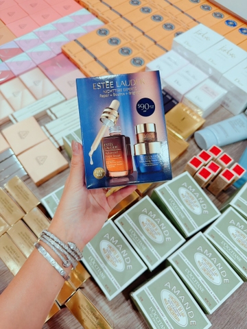 Sét Estee Lauder : Serum Advanced 30ml + Supreme 15ml + Eye Gel 5ml