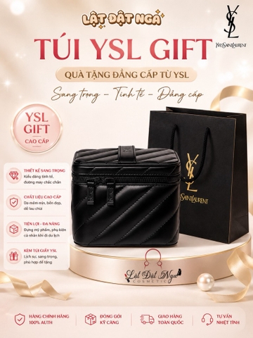 Túi YSL Gift - Đen