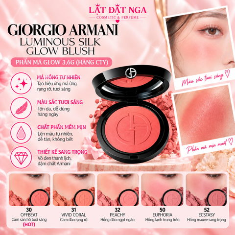 Phấn Má Giorgio Armani Luminous Silk Glow Blush 3,6g (Hàng Cty)