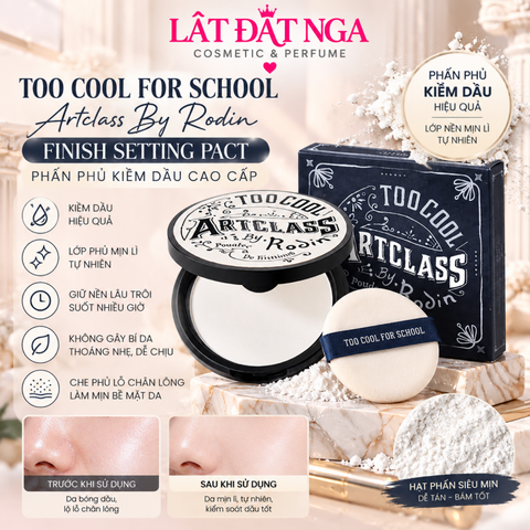 Phấn Phủ Too Cool For School Artclass By Rodin Finish Setting Pact