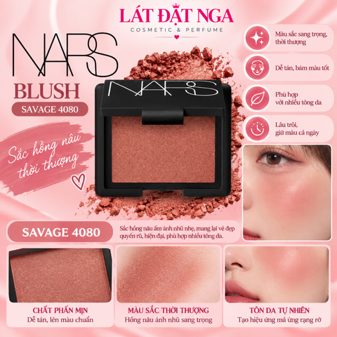 Phấn má hồng Nars Blush Savage 4080 - 4.8g
