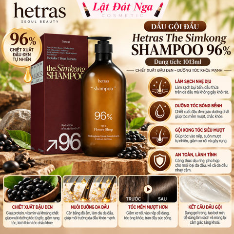 Dầu Gội Đầu Hetras The Simkong Shampoo 96 1013ml