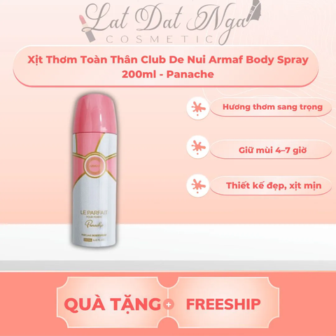 Le Parfait -  Xịt Thơm Toàn Thân Club De Nui Armaf Body Spray 200ml