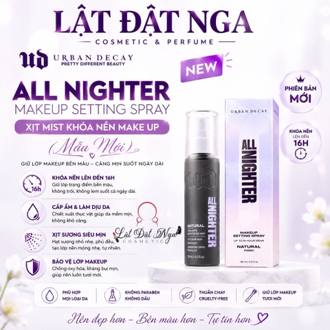 New - Xịt Mist Khoá Nền Make Up Urban Decay (Mẫu Mới)