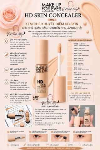 Kem Che Khuyết Điểm Make Up For Ever HD Skin Concealer 9ml