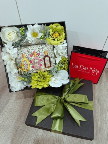 Sét Nước Hoa Gucci Flora Mini 5mlx3 (Gardenia - Orchid - Intense)